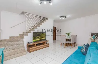 Casa à venda em São Paulo-SP, bairro Sacomã: 3 quartos, 1 suíte, 1 sala, 3 banheiros, 2 vagas de garagem, 105m².