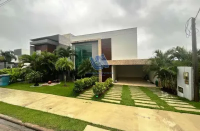 Casa em condomínio decorada e mobiliada 3 quartos suítes 318,31m2 em alphaville litoral norte ii