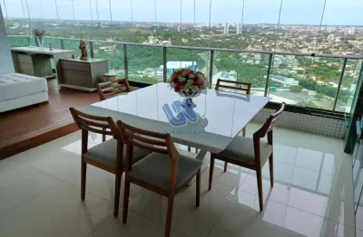 Apartamento com 3 suítes sendo 1 suíte master ampliada 150m2 no maison biarritz em patamares