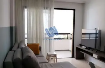 Apartamento para venda no caminho das arvores quarto e sala mobiliado 48m2