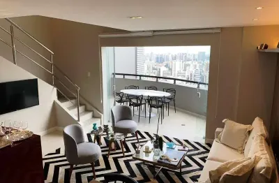 Apartamento duplex mobiliado para alugar no caminho das arvores 2 quartos suítes 97m2