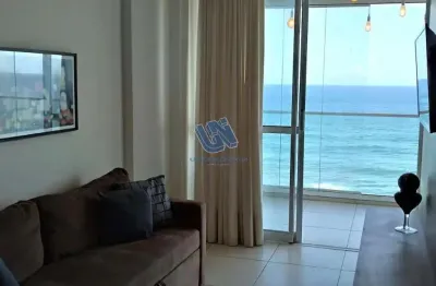 Apartamento nascente quarto e sala mobiliado na barra 59m2
