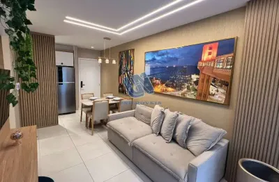 Apartamento quarto e sala com vista mar 48,75m2 na barra