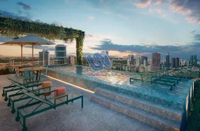 Apartamento tipo studio com varanda gourmet 26,62m2 no urban carminho das arvores