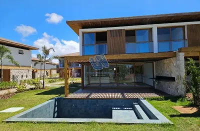 Casa duplex em condomínio 4 suítes 170m2 em piscinas naturais na praia do forte