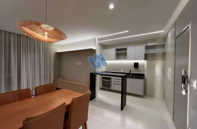 Apartamento decorado quarto e sala nascente 45,42m2 na barra