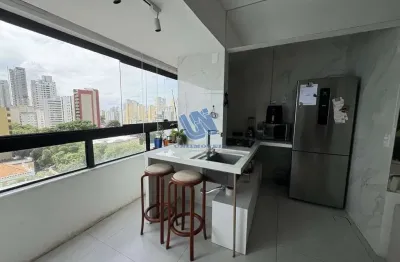 Apartamento quarto e sala com vista mar 36m² andar alto a venda na vitoria