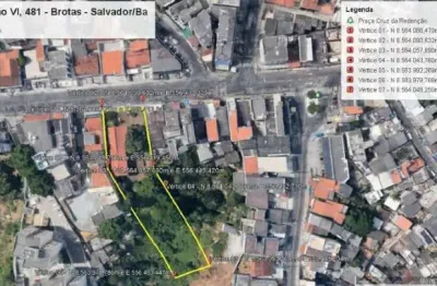 Terreno em condomínio fechado à venda na Avenida Dom João VI, 481, Brotas, Salvador
