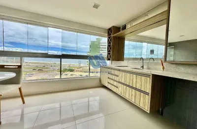 Lindo apartamento quarto e sala mobiliado e decorado 48m2 em armação