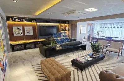 Apartamento mobiliado 3 suítes com gabinete 200m2 no horto florestal