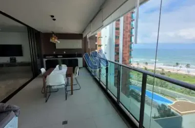 Apartamento no d'azur 4 suites com 1 suíte master com varanda 242m2 em jaguaribe
