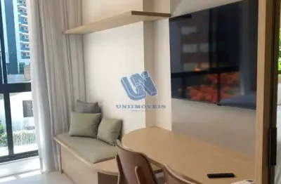 Apartamento tipo studio mobiliado nascente 28m2 no caminho das árvores