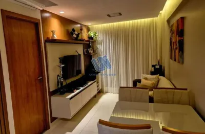 Apartamento repasse suite e sala com varanda 44,00m2 em stella maris