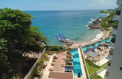 Apartamento no beach class 2 quartos sendo 1 suíte com vista mar 67m2 em ondina