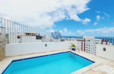 Apartamento cobertura 5 quartos sendo 3 suítes com piscina privativa 350m2 na pituba