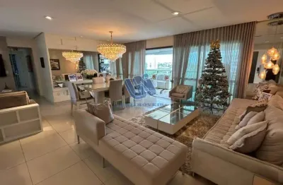 Apartamento no le parc mobiliado e decorado 4 suítes sendo 1 com closet 195m2 na paralela