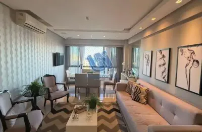 Apartamento decorado com vista mar 4 quartos sendo 3 suítes nascente 120m2 na Pituba