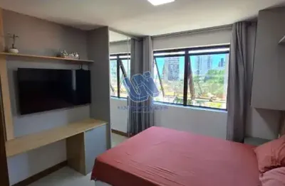 Lindo Apartamento Tpo Studio Decorado e Mobiliado no Zn Barra com 21,70m2 na Barra