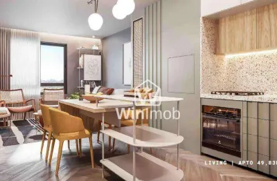 Apartamento com 1 dormitório à venda, 45 m² por r$ 510.000,00 - jardim botânico - porto alegre/rs