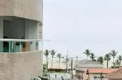 Apto 2 dormitórios novo vista pro mar 200 m da praia lazer completo 1 vaga
