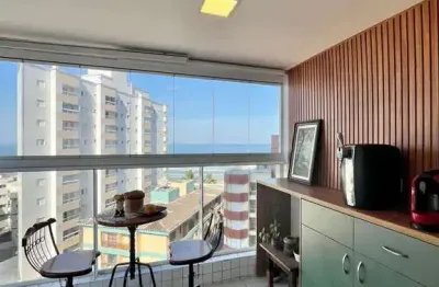 Apartamento alto padrão vista pro mar mobiliado 2 dorm 2 vagas e lazer completo