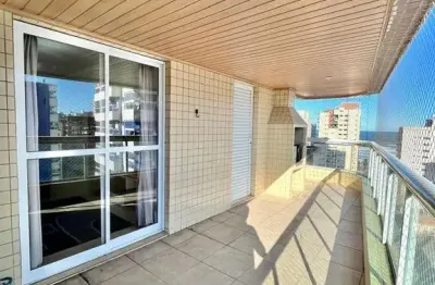 Apartamento 3 dormitórios 2 vagas mobiliado vista pro mar varanda gourmet