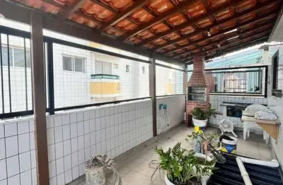 Apartamento duplex 3 dormitórios 250m da praia área livre com churrasqueira