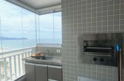 Apto Maravilhoso Pé na Areia Andar Alto Vista Mar Varanda Gourmet a Carvão