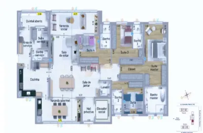 Apartamento no bairro nova petrópolis em são bernardo do campo
