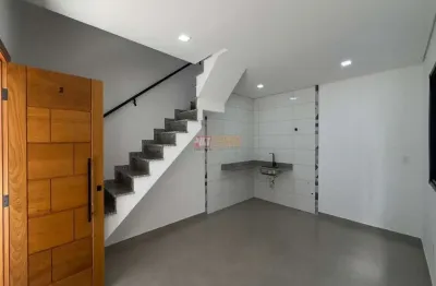 Casa com 2 quartos à venda na Rua Coimbra, 771, Vila Pires, Santo André