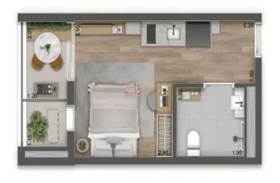 Apartamento com 1 quarto à venda na Rua José Zappi, 434, Vila Prudente, São Paulo