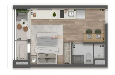 Apartamento com 1 quarto à venda na Rua José Zappi, 417, Vila Prudente, São Paulo