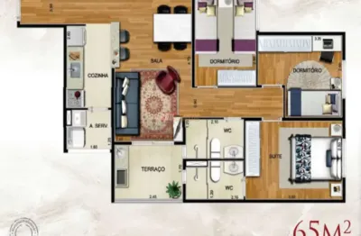 Apartamento com 3 quartos à venda na Rua Manoel Salgado, 464, Vila Caraguatá, São Paulo