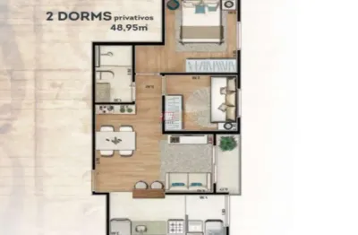Apartamento no bairro santa terezinha em santo andré