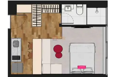 Kitnet / Stúdio à venda na Rua Bela Cintra, 1513, Consolação, São Paulo