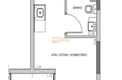 Kitnet / Stúdio à venda na Rua Mourato Coelho, 206, Pinheiros, São Paulo