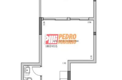 Kitnet / Stúdio à venda na Rua Mourato Coelho, 206, Pinheiros, São Paulo