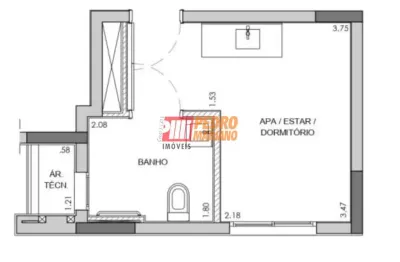 Kitnet / Stúdio à venda na Rua Alvorada, 266, Vila Olímpia, São Paulo