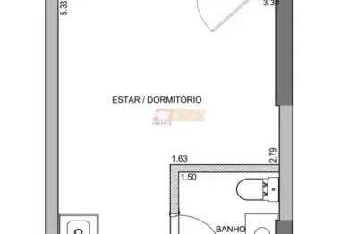 Kitnet / Stúdio à venda na Rua São Benedito, 2665, Alto da Boa Vista, Araçatuba