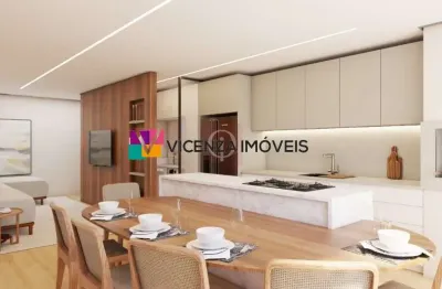 Apartamento á venda com 3 quartos, sendo uma suíte e 2 demi-suítes, bairro américa, joinville/sc.
