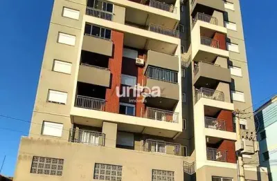 Apto 01 dormitório sacada com churrasqueira e garagem no ed cafarnaum sta maria