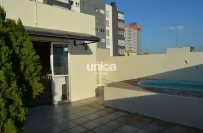 Cobertura 03 dormitorios para venda em santa maria com escritório piscina lareir