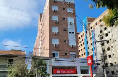 Apto mobiliado 01 dormitório garagem churrasqueira elevador Ed. Dulce Fração