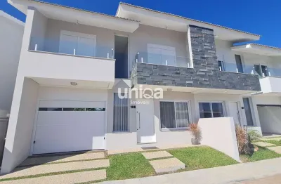 Casa tipo sobrado para venda em camobi no condomínio fechado santa mônica