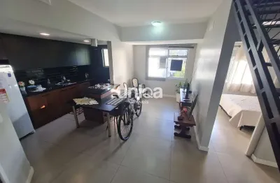 Apto tipo duplex com terraço linda vista 02 quartos garagem no centro sta maria