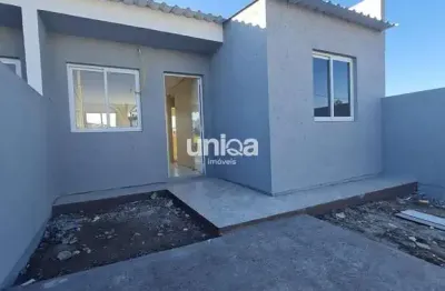 Casa 02 dormitórios terreno 6x25 financiável pela caixa bairro tomazetti