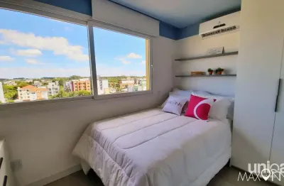 Apto tipo studio 100% mobiliado com garagem no ed adoro para alugar