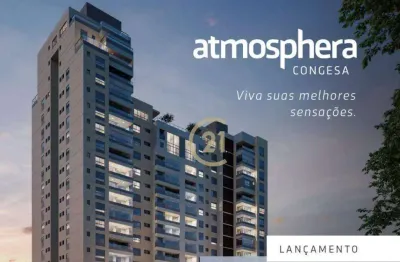 Apartamento com 3 quartos à venda, 88 m² por r$ 1.219.000 - edifício atmosphera - indaiatuba/sp