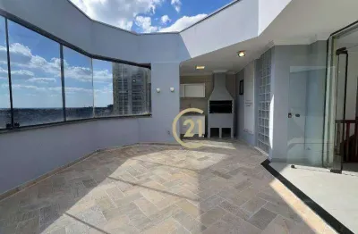Cobertura com 3 dormitórios à venda, 217 m² por r$ 1.090.000,00 - condomínio edifício piazza di fiori - indaiatuba/sp
