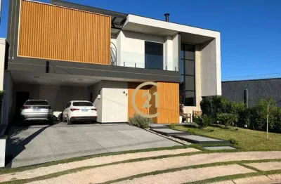 Casa sobrado mobiliada à venda no condomínio beira da mata - residencial beira da mata em indaiatuba/sp - ca3286